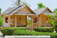 Desain Dinding Bambu Modern yang Tetap Mempertahankan Nuansa Tradisional