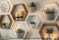Inspirasi Hiasan Dinding Hexagon untuk Interior Minimalis Elegan
