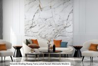 Keramik Dinding Ruang Tamu untuk Rumah Minimalis Modern