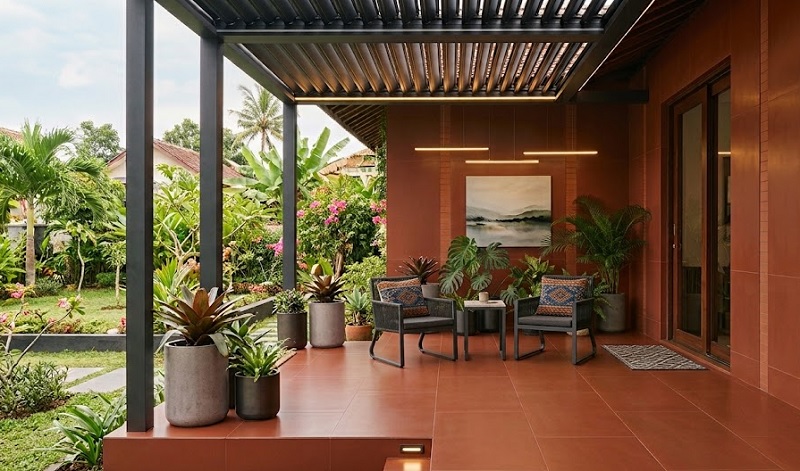 Keramik Dinding Terracotta, Solusi untuk Teras Bernuansa Alami