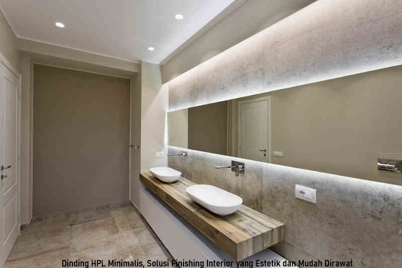 Dinding HPL Minimalis, Solusi Finishing Interior yang Estetik dan Mudah Dirawat