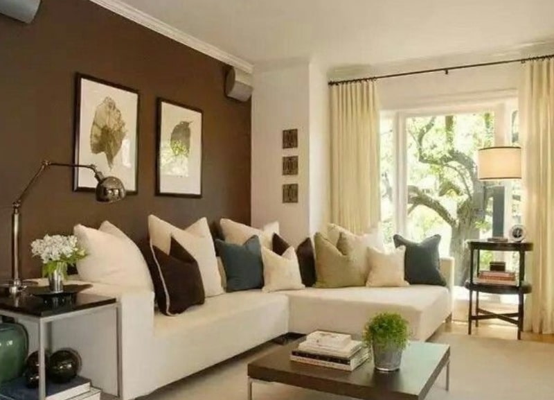 Dinding Warna Earth Tone untuk Kesan Hunian Menenangkan