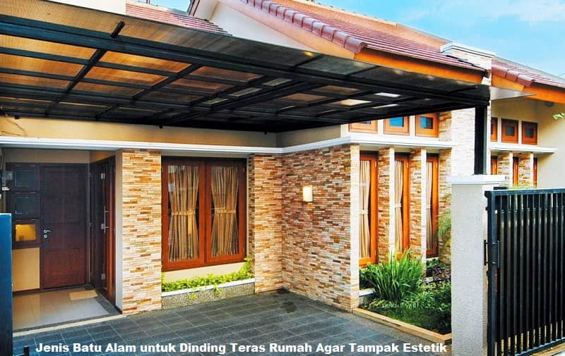 Jenis Batu Alam untuk Dinding Teras Rumah Agar Tampak Estetik