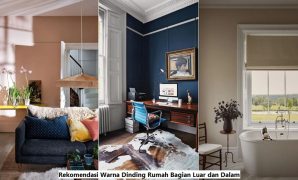 Rekomendasi Warna Dinding Rumah Bagian Luar dan Dalam
