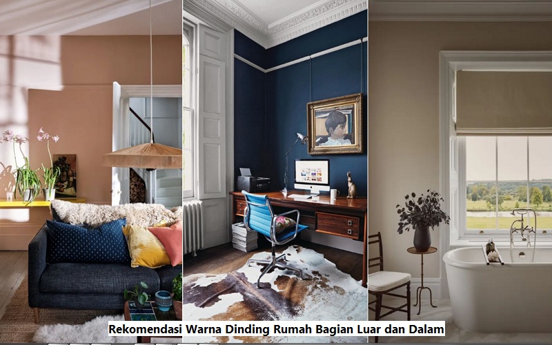 Rekomendasi Warna Dinding Rumah Bagian Luar dan Dalam